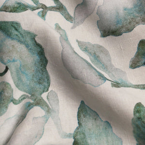 Cascade Teal Linen Table Cover (8 seater) by Sanctuary Living - Home Artisan