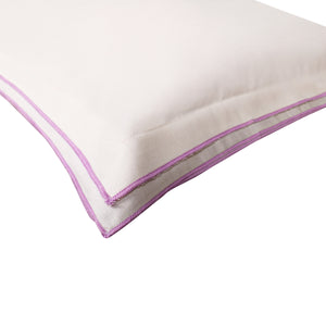 Waves Cream Cotton Sateen Bed Sheet by Veda Homes