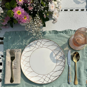 Camille Porcelain Dinner Plate - Set of 2