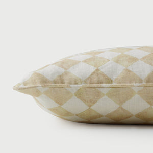 Checker Beige Cushion Cover by Sanctuary Living - Home Artisan