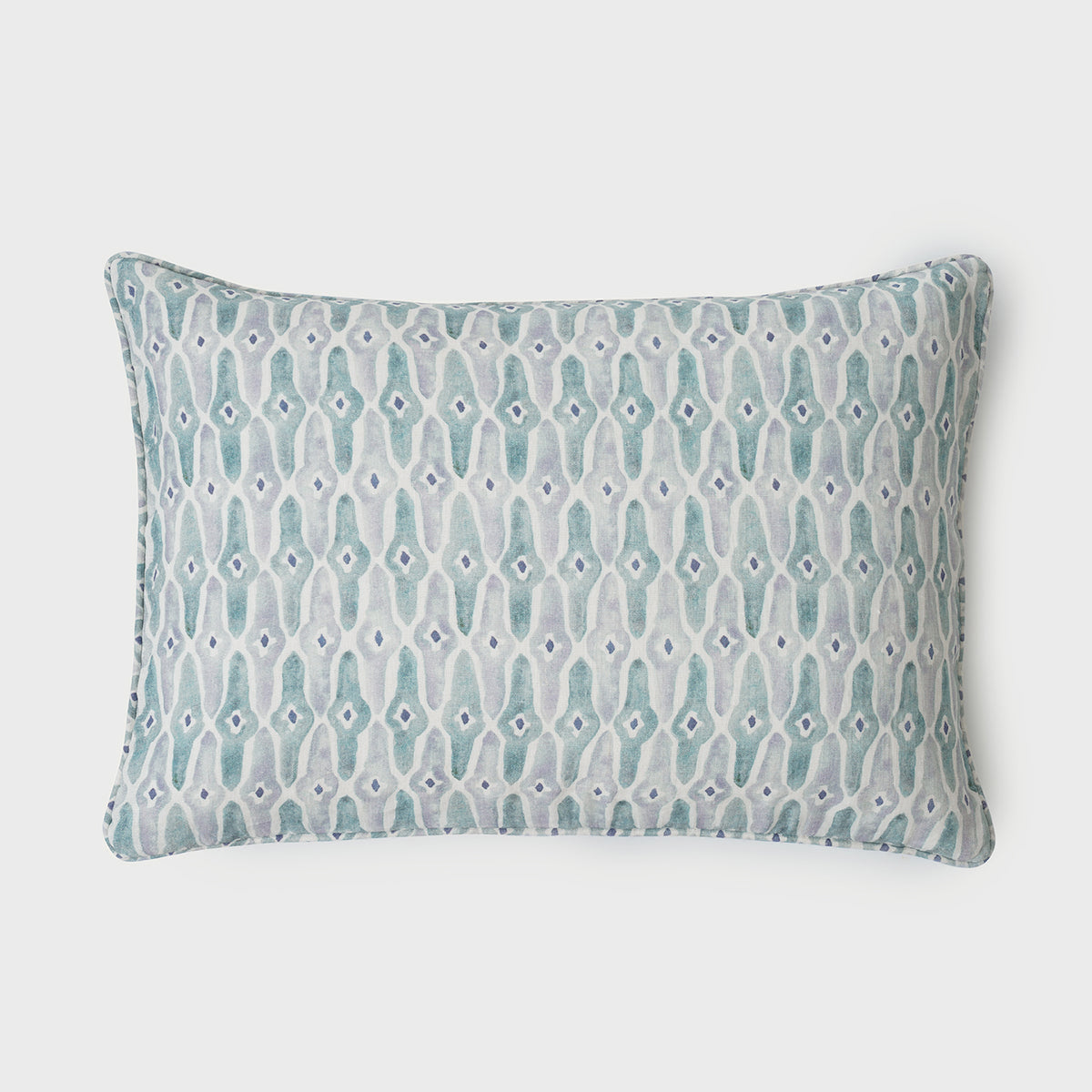 Mosaic Blue Oblong Cushion Cover by Sanctuary Living - Home Artisan