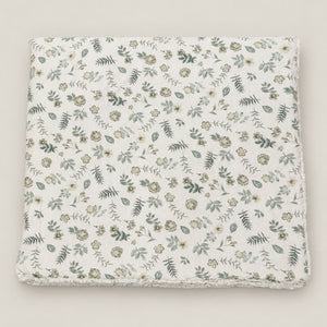 Sylvie Ivory & Sage Green Botanical 6-Piece King Size Comforter Bedding Set - Home Artisan