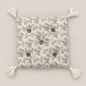 Arabella Ivory & Beige Floral 6-Piece King Size Comforter Bedding Set - Home Artisan