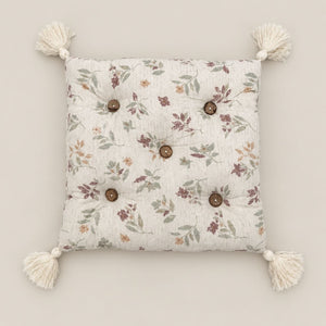 Elara Ivory & Sage Multicolour Floral 6-Piece King Size Comforter Bedding Set - Home Artisan