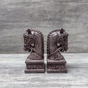 Vintage Horse Head Bookends - Home Artisan