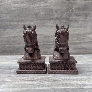 Vintage Horse Head Bookends - Home Artisan