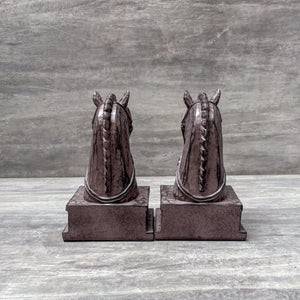 Vintage Horse Head Bookends - Home Artisan