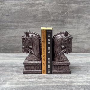 Vintage Horse Head Bookends - Home Artisan