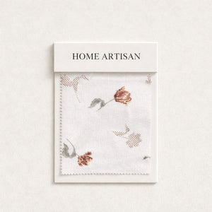 Spring Days Brown 250TC Cotton Percale Bed Sheet - Home Artisan