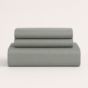 Eucalyptus Green 300TC Cotton Bed Sheet - Home Artisan