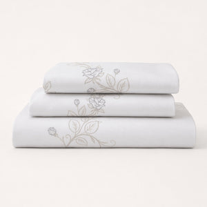 Cordelia 400 TC Cotton Bed Sheet - Home Artisan
