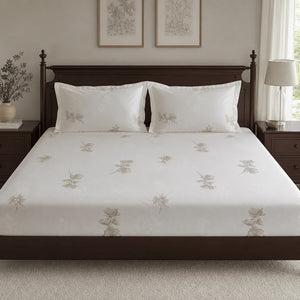 Veruca 400 TC Cotton Bed Sheet - Home Artisan