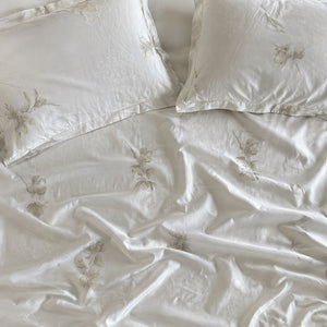 Veruca 400 TC Cotton Bed Sheet - Home Artisan