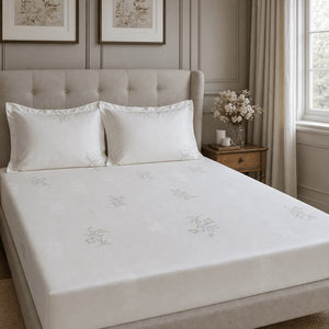 Olivia 400 TC Cotton Bed Sheet - Home Artisan