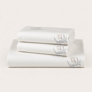 Olivia 400 TC Cotton Bed Sheet - Home Artisan