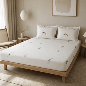 Eloise 400 TC Cotton Bed Sheet - Home Artisan