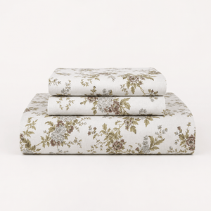 Marie Cottage Wildflowers 300TC Cotton Bed Sheet - Home Artisan