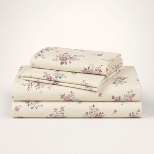 Sienna Vintage Floral Garden 400TC Cotton Bed Sheet - Home Artisan