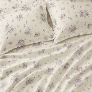 Pauline Vintage Floral Garden 400TC Cotton Bed Sheet - Home Artisan
