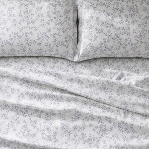 Ashwood Whisper Floral 300TC Cotton Bedsheet - Home Artisan