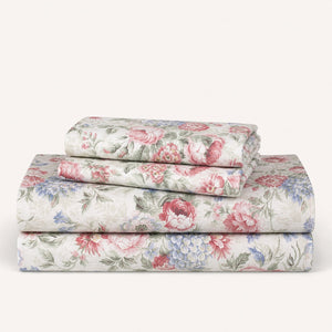 Kingsley Cottage Floral 300TC Cotton Bedsheet - Home Artisan
