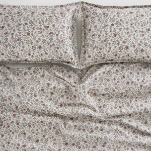 Luna Petal Floral 300TC Cotton Bedsheet - Home Artisan