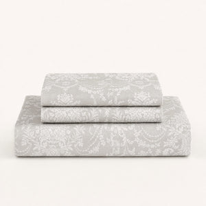 Quartz Botanical Floral 300TC Cotton Bedsheet - Home Artisan