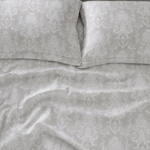 Quartz Botanical Floral 300TC Cotton Bedsheet - Home Artisan