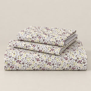 Viola Lavender Meadow Bed Sheet - Home Artisan