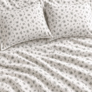 Primrose Sage Petite Floral Bed Sheet - Home Artisan