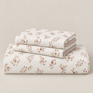 Rosalie Blush Bouquet Bed Sheet - Home Artisan