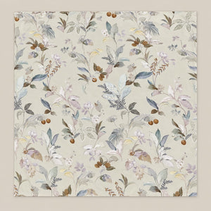 Lantana Pastel Botanical & Berry 300TC Pure Cotton Sateen Bed Sheet - Home Artisan