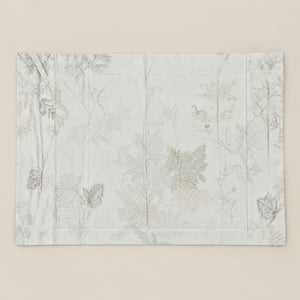 Amaranth Pastel Botanical Garden Tencel Jacquard Bed Sheet - Home Artisan