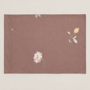 Marigold Peach & Ochre Garden Tencel Jacquard Bed Sheet - Home Artisan