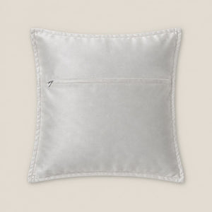 Isadora Silver Grey Floral Cushion Cover - Home Artisan