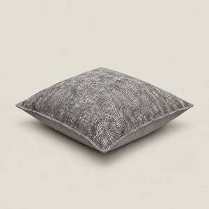 Sienna Charcoal Grey Abstract Ripple Cushion Cover - Home Artisan
