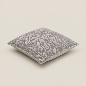 Arden Grey Woodgrain Pattern Cushion Cover - Home Artisan