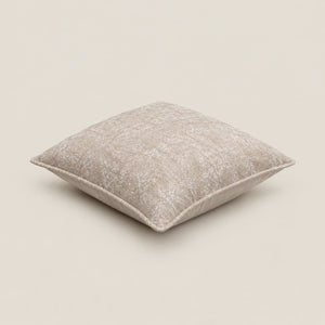 Solene Beige Textured Abstract Cushion Cover - Home Artisan