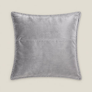 Lennox Silver Grey Chain Pattern Cushion Cover - Home Artisan