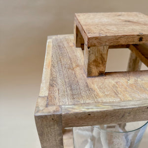 Twilight Wooden Lantern - Home Artisan