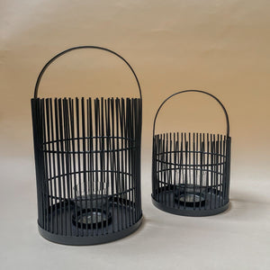 Sigrid Black Metal Lantern (Small) - Home Artisan