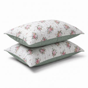 Artimesia Floral Double-Bed Cotton Comforter with Pillow Cases - Home Artisan