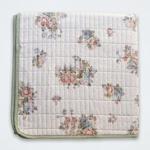 Sophie Floral Double-Bed Cotton Comforter with Pillow Cases - Home Artisan