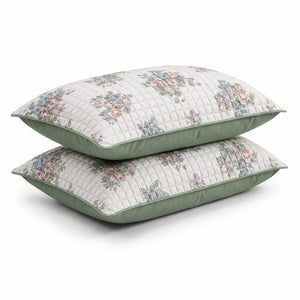 Sophie Floral Double-Bed Cotton Comforter with Pillow Cases - Home Artisan