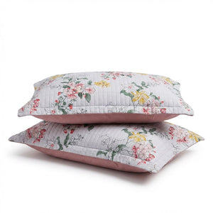 Francesca Floral Double-Bed Cotton Comforter with Pillow Cases - Home Artisan