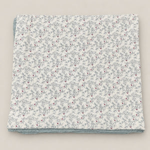 Camellia Blue Leaf and Pink Bud King Size Comforter - Home Artisan