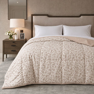 Linnea Grey Meadow King Size Comforter - Home Artisan
