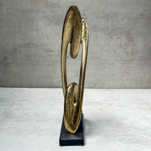 Francine Modern Art Metal Sculpture - Home Artisan