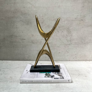 Francine Modern Art Metal Sculpture - Home Artisan