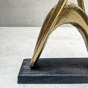 Francine Modern Art Metal Sculpture - Home Artisan